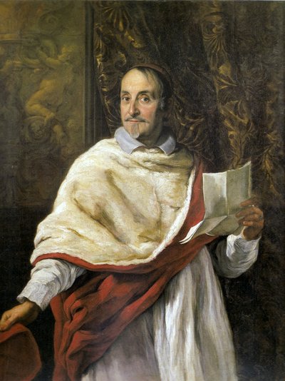 Portret van kardinaal Luigi Omodei door Giovanni Battista Gaulli